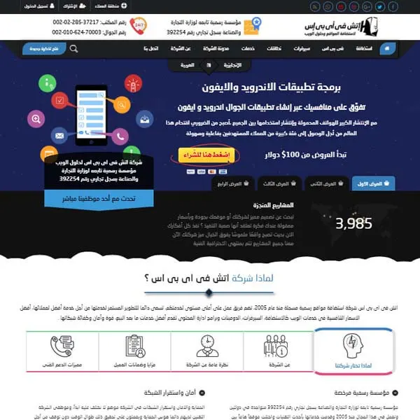Digital services website