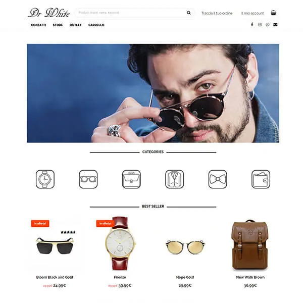 Accessories storefront