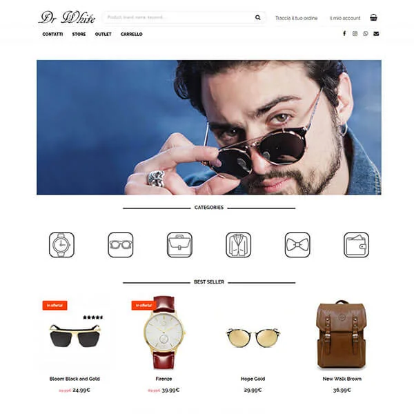 Accessories storefront