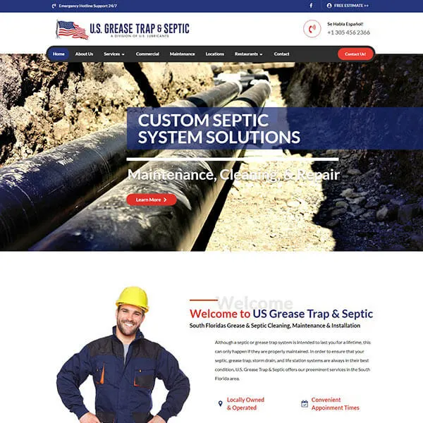 Home services website