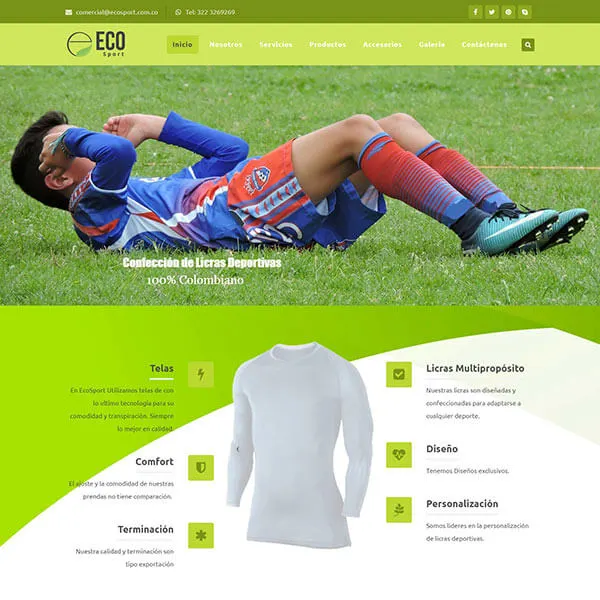 Sportswear storefront
