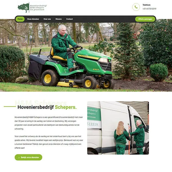 Garden services website