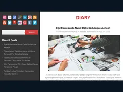 Diary WordPress Theme 1