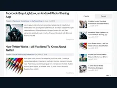 JustBlue WordPress Theme 4