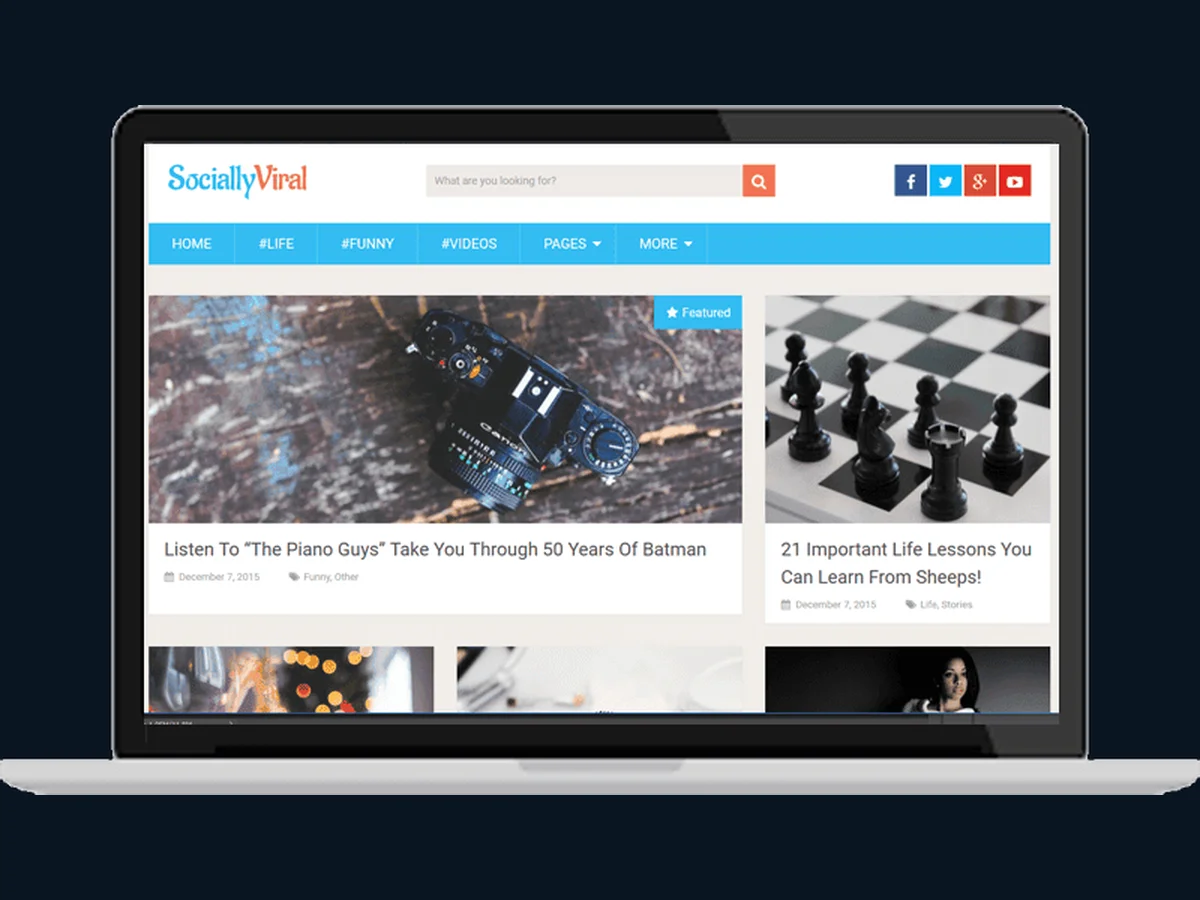 SociallyViral WordPress Theme
