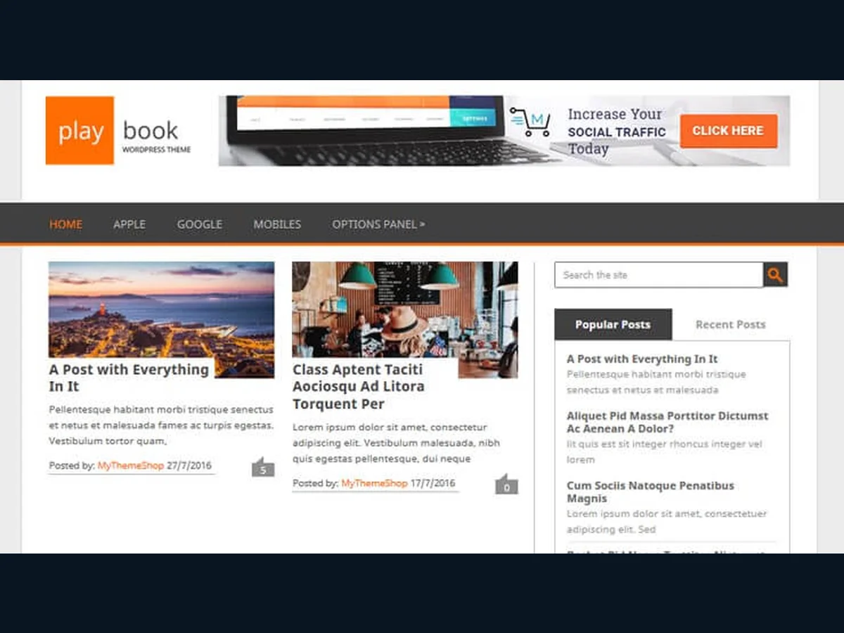 Playbook WordPress Theme