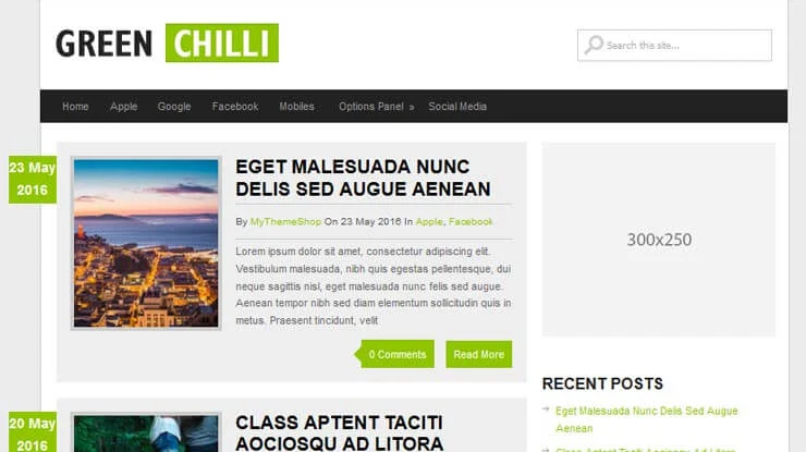 Enlarged theme screenshot