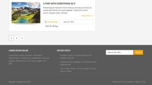 قالب وورد بريس بلوجي