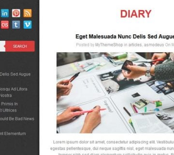 قالب ووردبريس مذكراتك اليومية